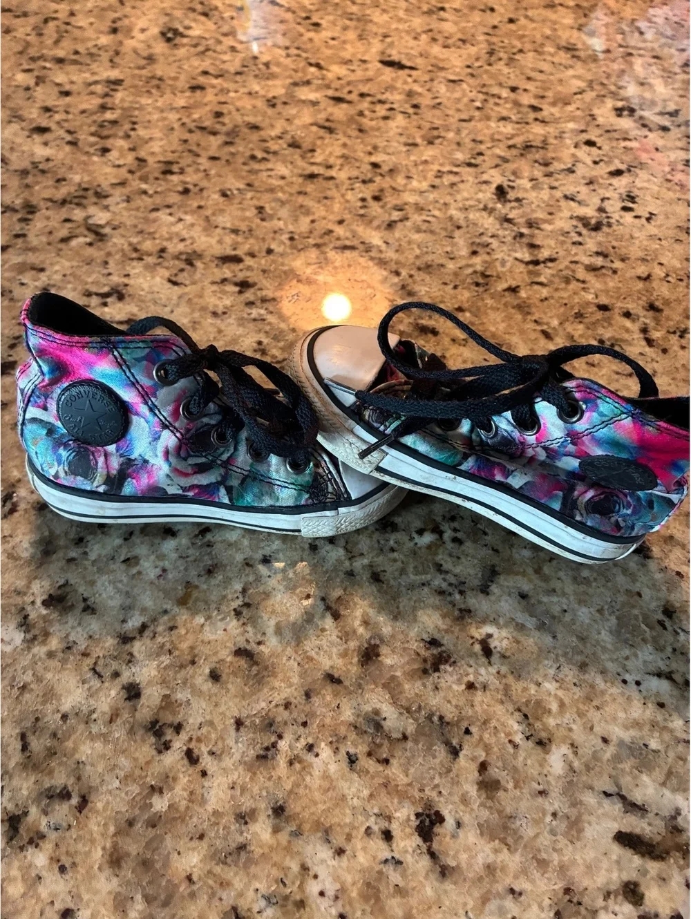 Converse floral low top sneakers